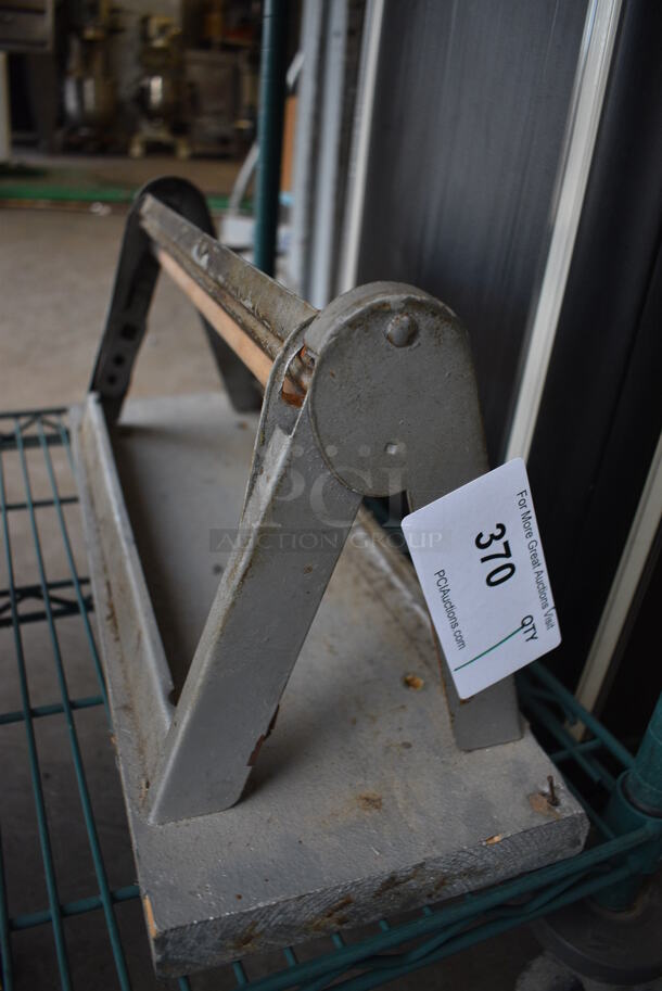 Metal Butcher Roll Holder. 21x7.5x9.5 - Image 2 of 3