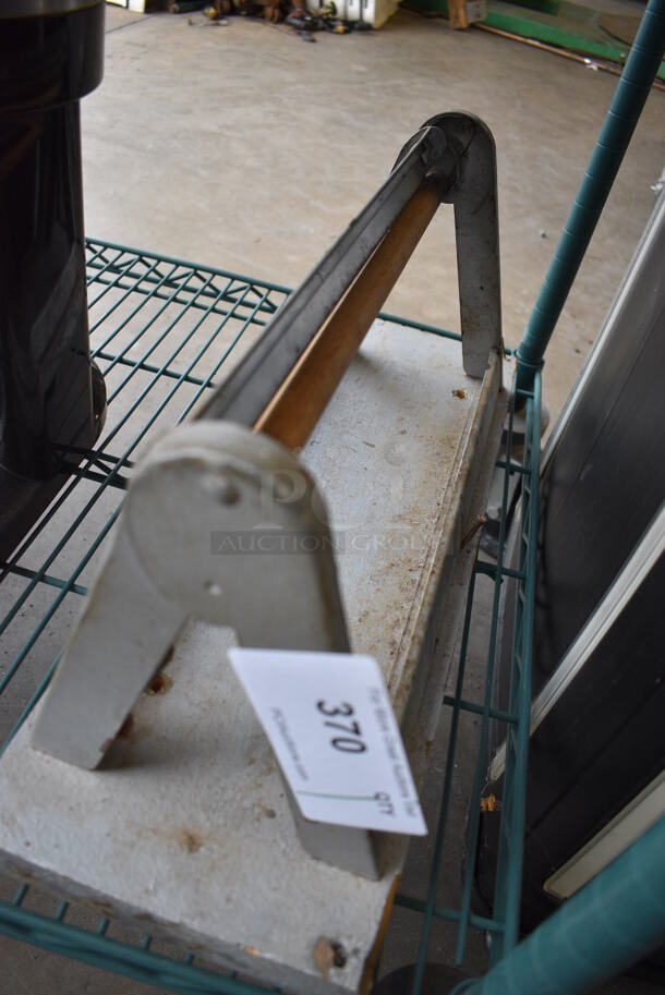 Metal Butcher Roll Holder. 21x7.5x9.5 - Image 3 of 3