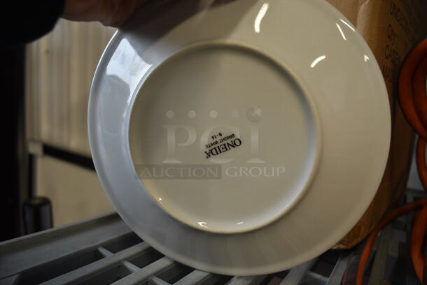 24 BRAND NEW IN BOX! White Ceramic Plates. 7x7x1. 24 Times Your Bid! - Image 2 of 3