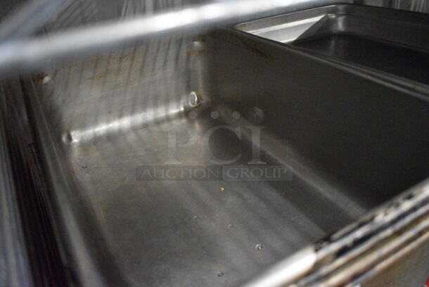 2 Stainless Steel Full Size Drop In Bins. 1/1x6. 2 Times Your Bid! - Image 2 of 2