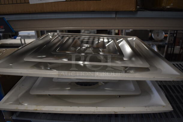 2 White Ceiling Diffusers. 24x24x4. 2 Times Your Bid! - Image 1 of 3