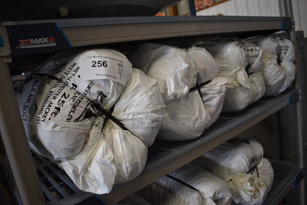 4 Quality Flex Metalized Polyester Ducts. 9x9x19. 4 Times Your Bid! - Image 1 of 3