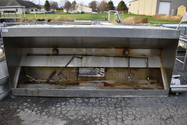 WOW! 10' Stainless Steel Commercial Return Air Grease Hood. 120x51x25