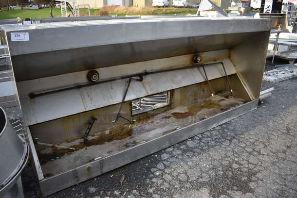 WOW! 10' Stainless Steel Commercial Return Air Grease Hood. 120x51x25 - Image 2 of 5