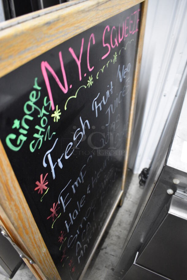 Double Sided A Frame Sidewalk Sign. 24x2x42 - Image 3 of 3
