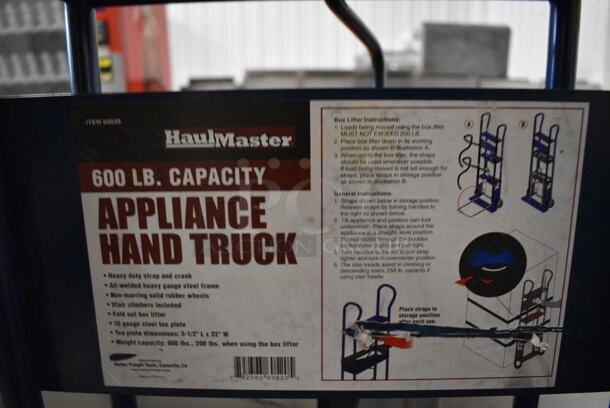 HaulMaster Blue Metal 600 Pound Capacity Hand Truck Moving Dolly. 22x11x60 - Image 3 of 5