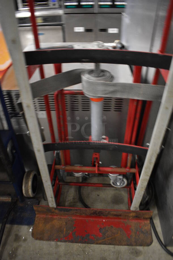 Red Metal Commercial Hand Truck Moving Dolly. 24x14x67 - Image 3 of 3