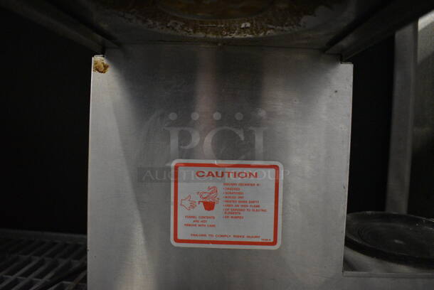 Bloomfield Stainless Steel Commercial Countertop 3 Burner Coffee Machine. 16x14x16 - Image 5 of 5