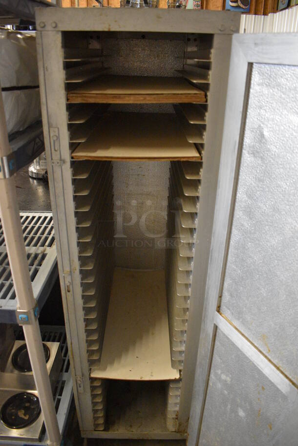 Metal Commercial Enclosed Pan Transport Rack on Commercial Casters. 17x28x62 - Image 3 of 3