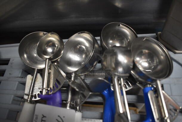 6 Metal Scoopers. Includes 9". 6 Times Your Bid! - Image 2 of 2