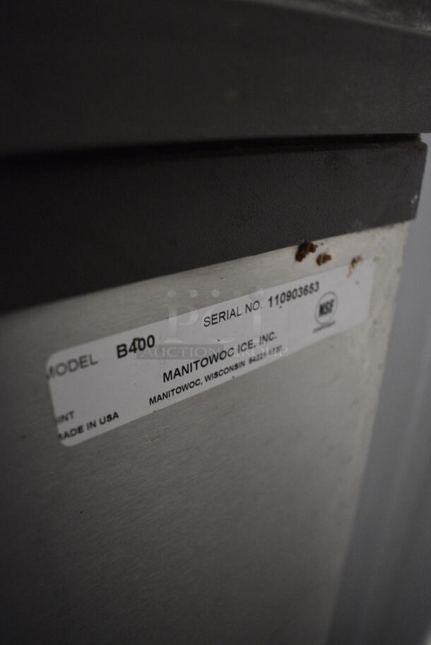 WOW! Manitowoc Model SD0502A Stainless Steel Commercial Air Cooled Ice Machine Head on Manitowoc Model B400 Stainless Steel Commercial Bin. 115 Volts, 1 Phase. 30x33x60 - Image 5 of 6