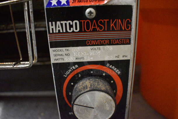 NICE! Hatco Model TK-100 Stainless Steel Commercial Countertop Vertical Conveyor Toaster. 208 Volts, 1 Phase. 22x15x33 - Image 4 of 4