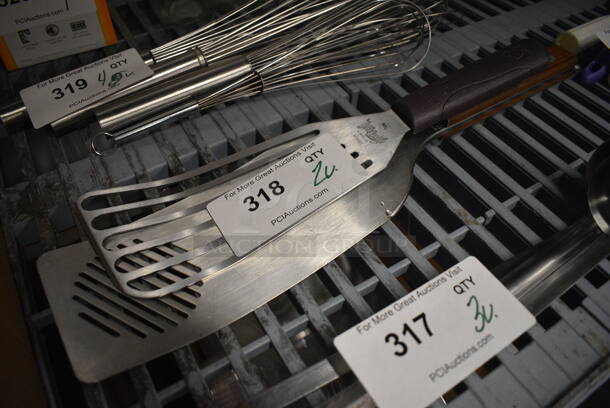2 Stainless Steel Spatulas. 14x4, 19x4. 2 Times Your Bid! - Image 1 of 2