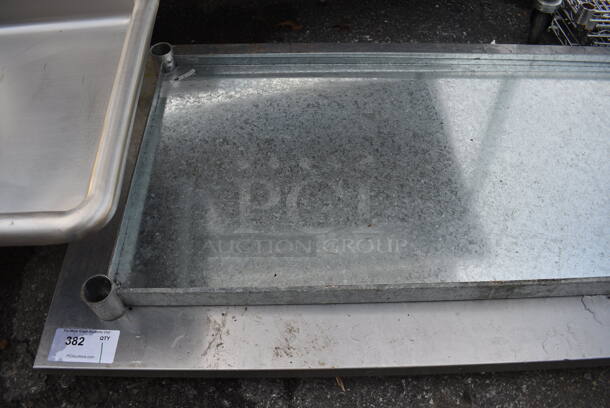 Stainless Steel Commercial Tabletop and Metal Undershelf. 72x30x3, 65x23x2 - Image 2 of 3