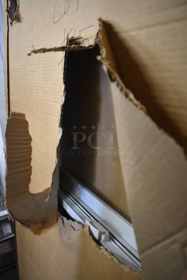 IN ORIGINAL BOX! Classic Elegance Model 146MV Mid View Storm Door. Box: 34x2x84 - Image 5 of 5