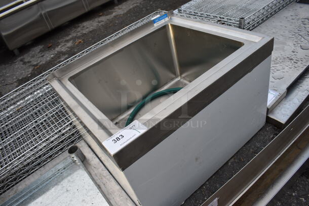 BK Stainless Steel Commercial Ice Bin. Does Not Come w/ Legs. 24.5x19.5x17 - Image 3 of 3