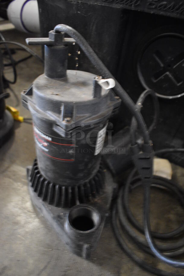 Sears Craftsman Sump Pump. 7x7x11 - Image 3 of 3