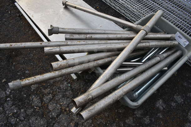 ALL ONE MONEY! Lot of Various Metal Pieces in Gray Poly Bin! - Image 2 of 3