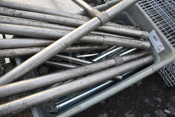ALL ONE MONEY! Lot of Various Metal Pieces in Gray Poly Bin! - Image 3 of 3