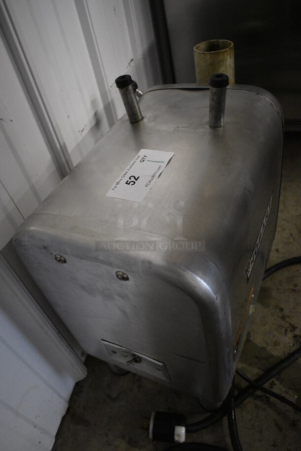 NICE! Hobart Model 4312 Stainless Steel Commercial Countertop Power Hub w/ Meat Grinder Attachment. 100-120 Volts, 1 Phase. 11.5x23x20. Tested and Does Not Power On - Image 6 of 7
