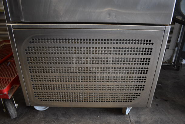 BEAUTIFUL! 2018 Desmon Mdoel GBF-10+TSRS-ETL Stainless Steel Commercial Floor Style Electric Powered Blast Chiller on Commercial Casters. 208-220 Voltas, 3 Phase. 31.5x33x65 - Image 7 of 8