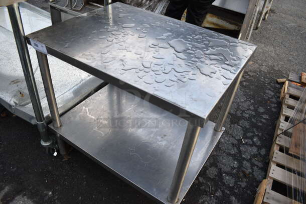 Stainless Steel Commercial Table w/ Undershelf. 31x23x31 - Image 2 of 4