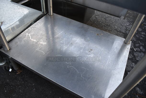 Stainless Steel Commercial Table w/ Undershelf. 31x23x31 - Image 4 of 4