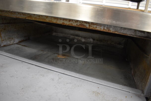 2 GORGEOUS! Baker's Pride Stainless Steel Commercial Gas Powered Single Deck Pizza Ovens. 48x45x48. 2 Times Your Bid! - Image 4 of 8