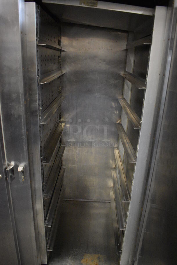 WOW! Traulsen Model RET232NUT-FHS Stainless Steel Commercial 2 Door Reach In Cooler on Commercial Casters. 115 Volts, 1 Phase. 52x35x83. Cannot Test Due To Plug Style - Image 5 of 7