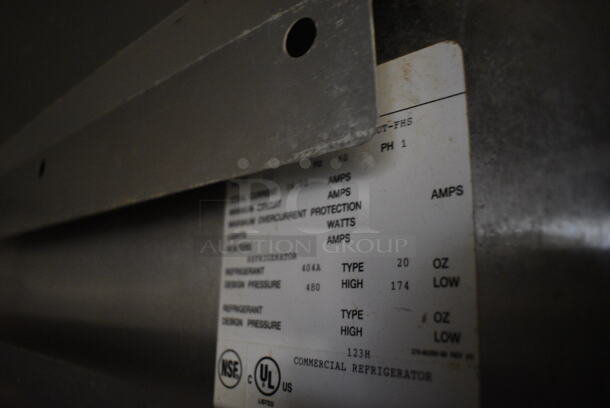 WOW! Traulsen Model RET232NUT-FHS Stainless Steel Commercial 2 Door Reach In Cooler on Commercial Casters. 115 Volts, 1 Phase. 52x35x83. Cannot Test Due To Plug Style - Image 6 of 7