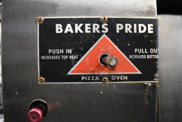 2 GORGEOUS! Baker's Pride Stainless Steel Commercial Gas Powered Single Deck Pizza Ovens. 48x45x48. 2 Times Your Bid! - Image 6 of 8