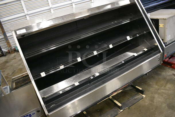 NICE! Barker Stainless Steel Commercial Floor Style Open Grab N Go Merchandiser. Does Not Come w/ Compressor. 120 Volts, 1 Phase. 74.5x45x57 - Image 2 of 5
