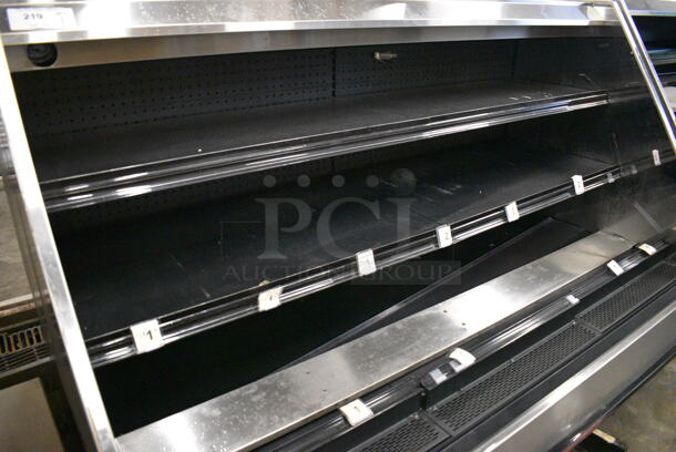 NICE! Barker Stainless Steel Commercial Floor Style Open Grab N Go Merchandiser. Does Not Come w/ Compressor. 120 Volts, 1 Phase. 74.5x45x57 - Image 3 of 5