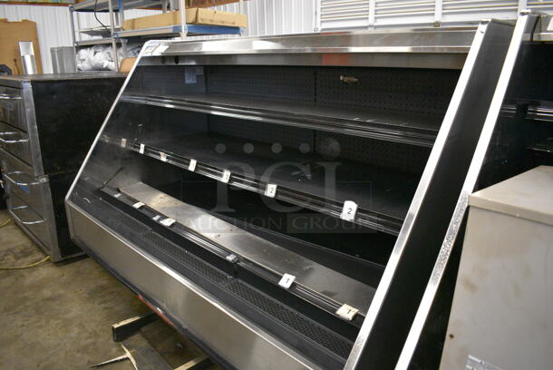 NICE! Barker Stainless Steel Commercial Floor Style Open Grab N Go Merchandiser. Does Not Come w/ Compressor. 120 Volts, 1 Phase. 74.5x45x57 - Image 4 of 5