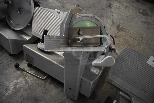 2008 Bizerba Model SE 12 US Stainless Steel Commercial Countertop Meat Slicer. 120 Volts, 1 Phase. 28x24x24. Tested and Does Not Power On - Image 3 of 5
