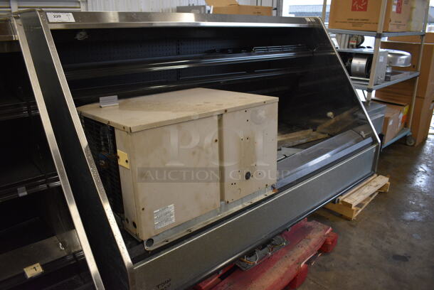 NICE! Barker Stainless Steel Commercial Floor Style Open Grab N Go Merchandiser w/ Remote Compressor. 75x45x57 - Image 2 of 6