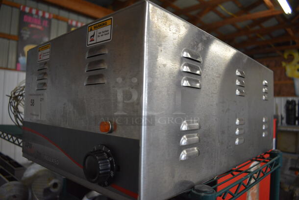 NICE! APW Wyott Model W-3Vi Stainless Steel Commercial Countertop Food Warmer. 120 Volts, 1 Phase. 14x22x10. Tested and Working! - Image 2 of 5