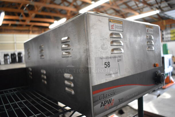 NICE! APW Wyott Model W-3Vi Stainless Steel Commercial Countertop Food Warmer. 120 Volts, 1 Phase. 14x22x10. Tested and Working! - Image 3 of 5