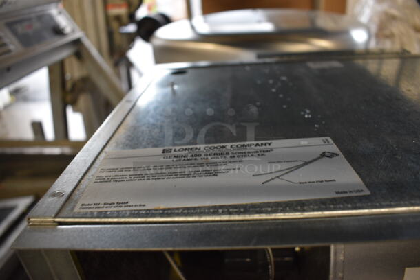 Loren Cook Model 422 Gemini 400 Series Metal Commercial Single Speed Sonebuster Unit. 14x19x12 - Image 5 of 7