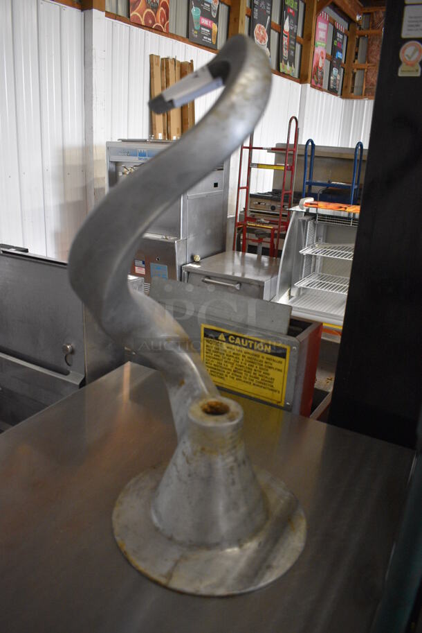 Metal Commercial 80 Quart Dough Hook Attachment for Hobart Mixer. 10x10x23 - Image 3 of 5