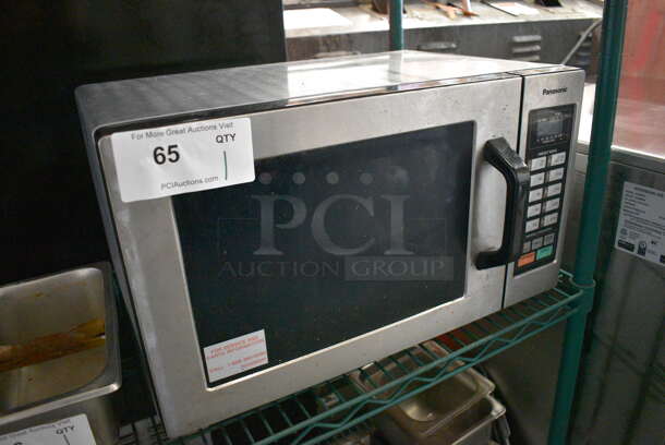 NICE! Panasonic Stainless Steel Countertop Microwave Oven. 20x15x12 - Image 2 of 5