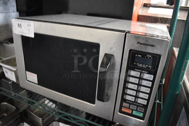 NICE! Panasonic Stainless Steel Countertop Microwave Oven. 20x15x12 - Image 3 of 5