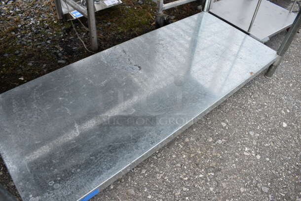 BK Stainless Steel Commercial Table w/ Metal Undershelf. 60x30x35 - Image 3 of 3