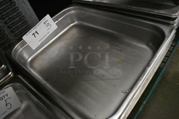 3 Stainless Steel 1/2 Size Drop In Bins. 1/2x2. 3 Times Your Bid! - Image 2 of 2