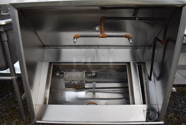 WOW! 4' Stainless Steel Commercial Grease Hood. 48x43x24 - Image 3 of 4