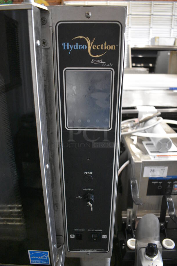 SWEET! Blodgett Model HV-100G ENERGY STAR Stainless Steel Commercial Gas Powered Full Size Convection Hydrovection Oven w/ View Through Doors and Metal Oven Racks on Metal Legs. - Image 4 of 9