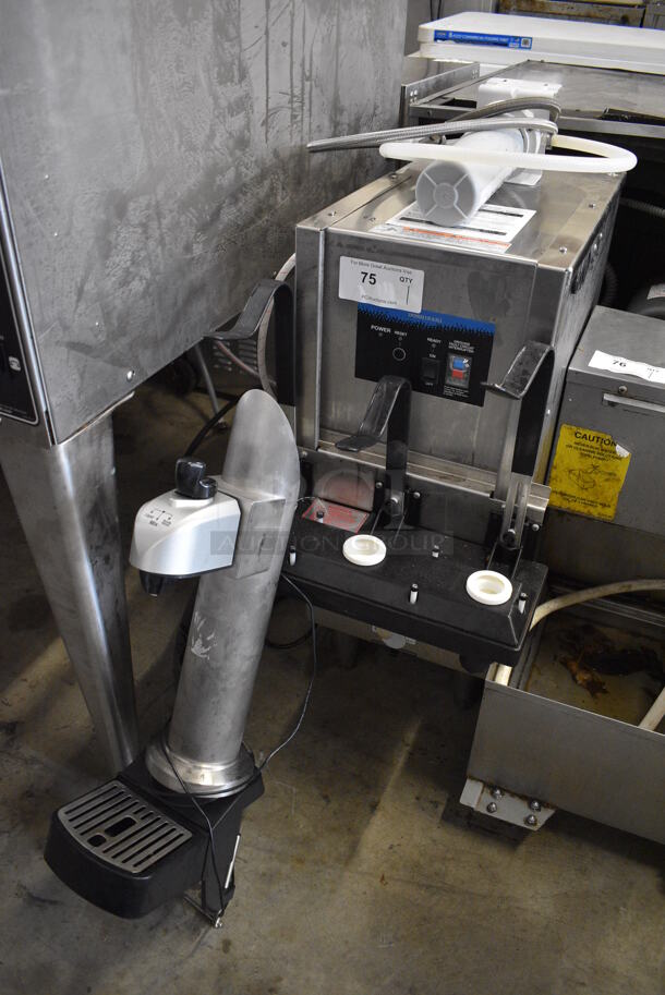 NICE! Hoshizaki Model DSU-25SLD-BNA Stainless Steel Commercial Carbonated Drink Dispenser w/ Soda Pump and Spigot Dispenser and Drip Tray. 115 Volts, 1 Phase. 16x28x31, 6x10x28 - Image 2 of 8