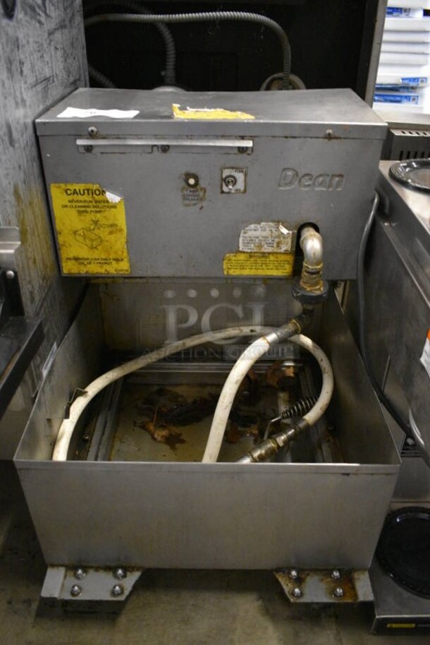 GREAT! Dean Model UMF90U80 Stainless Steel Commercial Grease Trap Oil Filtration System on Commercial Casters. 110-120 Volts, 1 Phase. 18x24x24 - Image 1 of 5