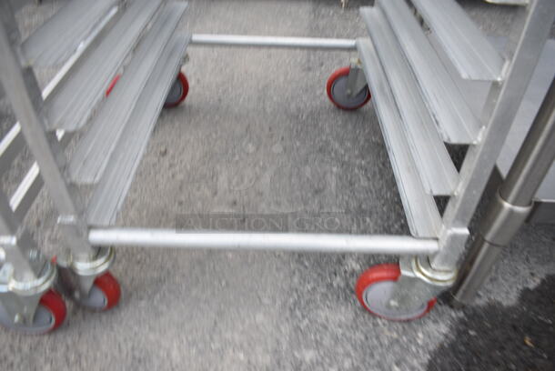 Metal Commercial Pan Transport Rack on Commercial Casters. 20.5x26x69 - Image 3 of 3