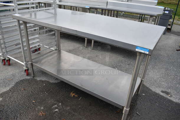 BK Stainless Steel Commercial Table w/ Stainless Steel Undershelf. 60x30x35 - Image 3 of 3